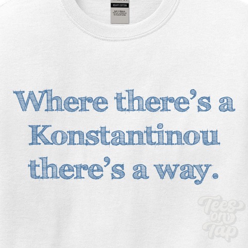 Konstantinou there s a - there's,